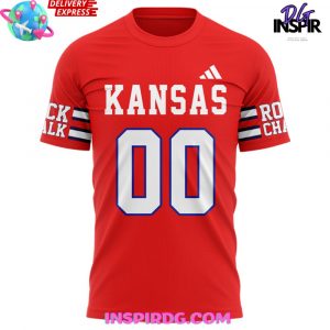 Kansas Jayhawks Rock Chalk Football 2024 TShirt