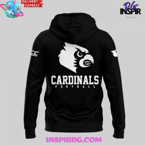 Louisville Cardinals Football 2024 Black Hoodie