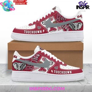Alabama Crimson Tide Touchdown Nike Air Force 1