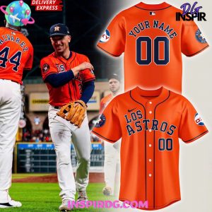 Los Houston Astros Custom Baseball Jersey