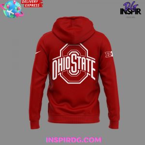 Ohio State Buckeyes Follow Jesus 2024 Red Hoodie