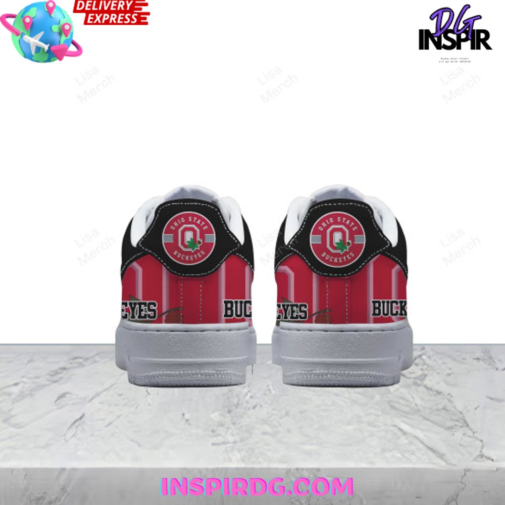 Ohio State Buckeyes Custom Nike Air Force 1 InspirDG