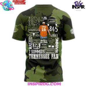 Tennessee Volunteers Morgan Wallen Neyland Stadium 2024 Camo TShirt