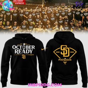 San Diego Padres October Ready 2024 Black Hoodie