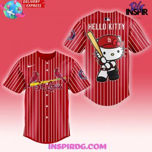 St. Louis Cardinals x Hello Kitty Night 2024 Red Baseball Jersey