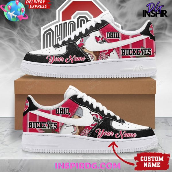 Ohio State Buckeyes Custom Nike Air Force 1