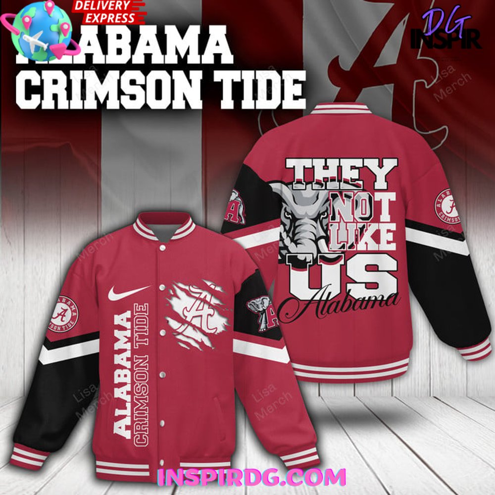 Alabama Crimson Tide They Not Like Us Jacket InspirDG