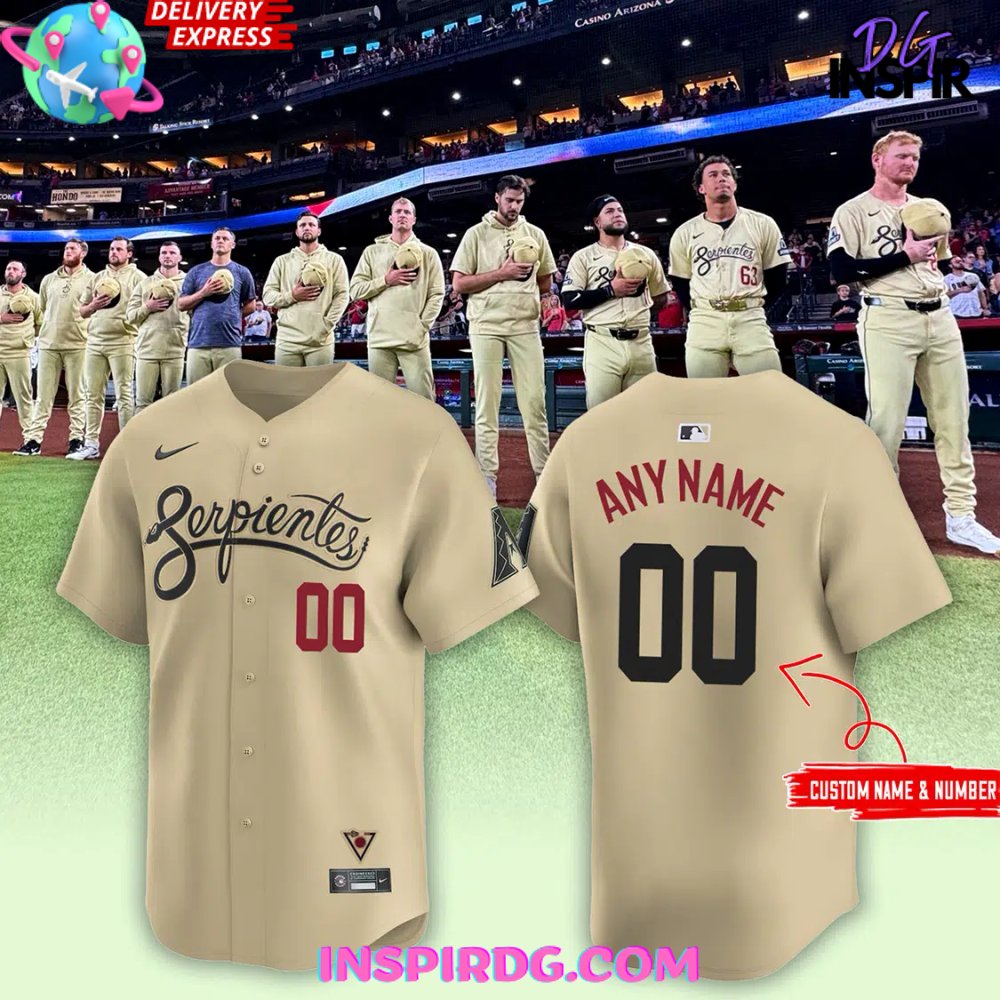 Arizona diamondbacks custom jersey hotsell