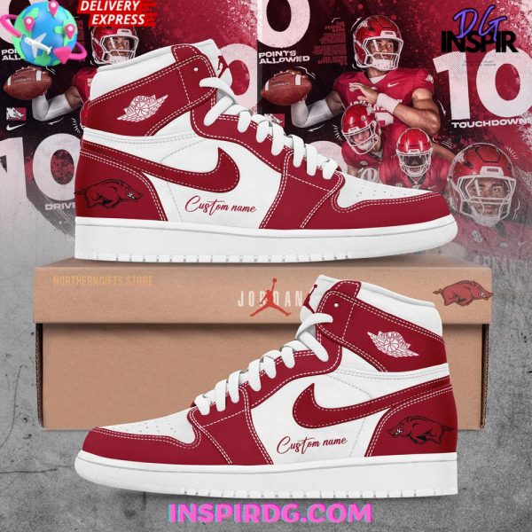 Arkansas Razorbacks Football 2024 Nike Air Jordan 1