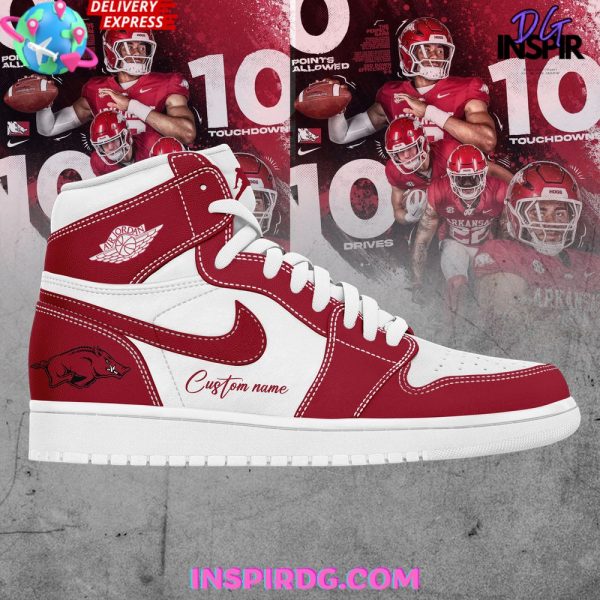 Arkansas Razorbacks Football 2024 Nike Air Jordan 1