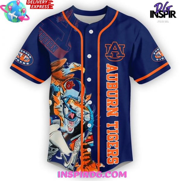 Auburn Tigers Family All In Baseball Jersey