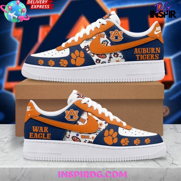 Auburn Tigers War Eagle Nike Air Force 1