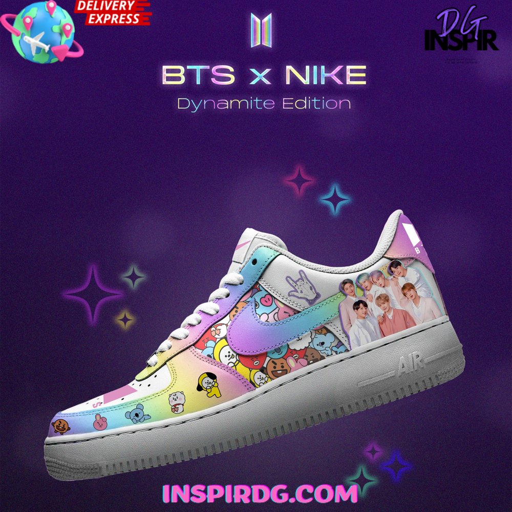 BTS x Nike Dynamite Edition Air Force 1 - InspirDG