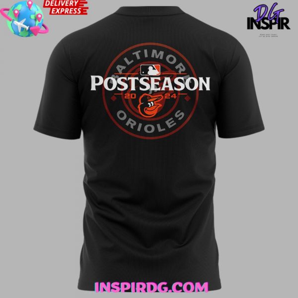 Baltimore Orioles October Ready 2024 Black T-Shirt