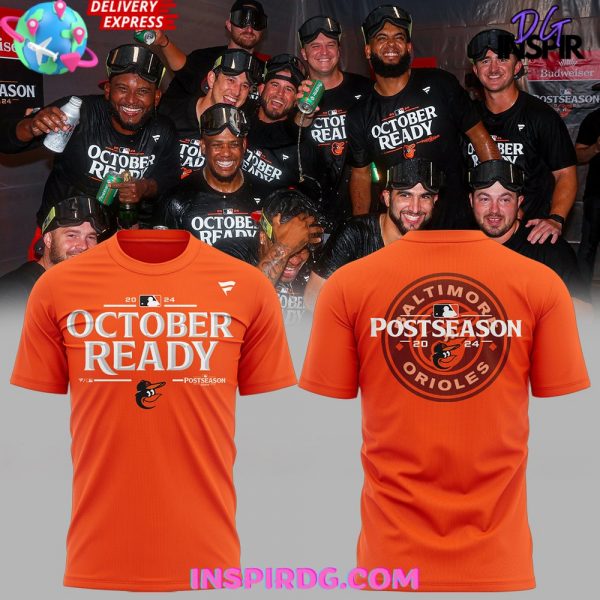 Baltimore Orioles October Ready 2024 Orange T-Shirt