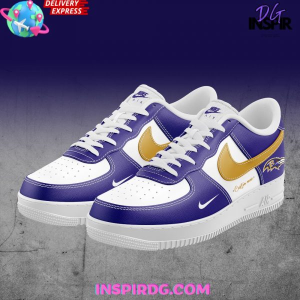 Baltimore Ravens Custom Nike Air Force 1