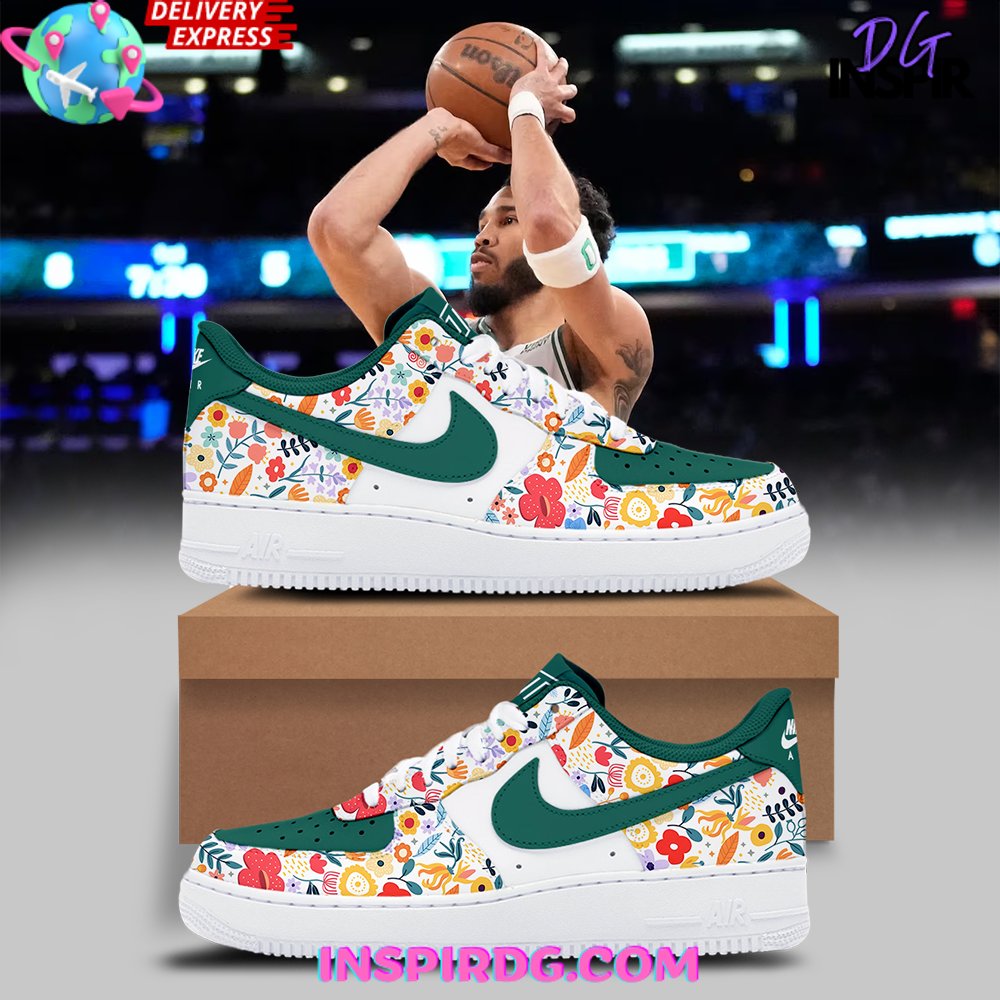 Boston Celtics Garden Flower Nike Air Force 1 InspirDG