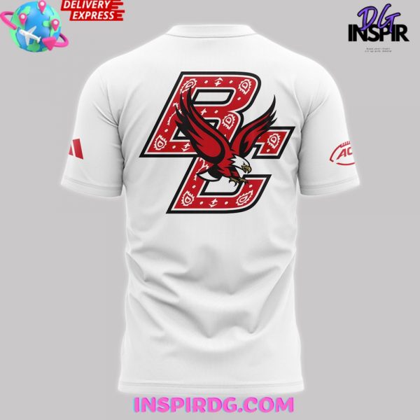 Boston College Eagles Red Bandana Uniform 2024 T-Shirt
