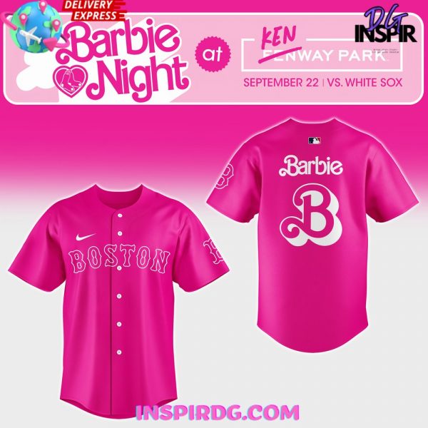 Boston Red Sox Barbie Night 2024 Baseball Jersey