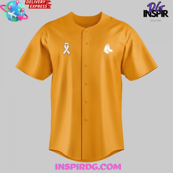 Boston Red Sox Honoring Childhood Cancer Awareness Baseball Jersey