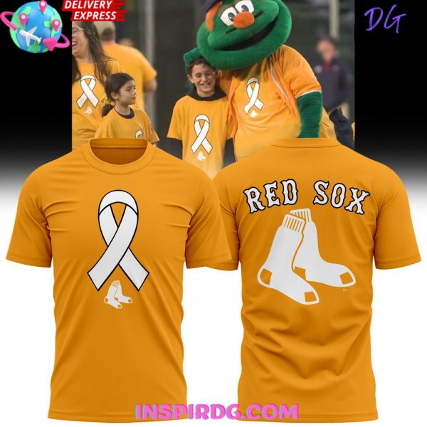 Boston Red Sox Honoring Childhood Cancer Awareness T-Shirt