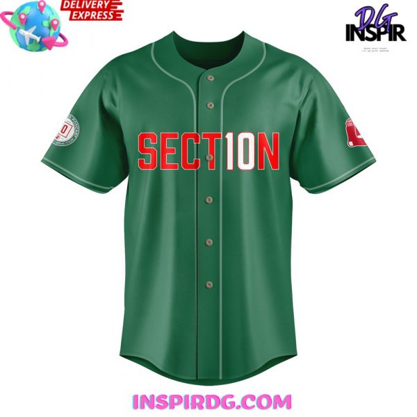 Boston Red Sox Section 10 Baseball Jersey
