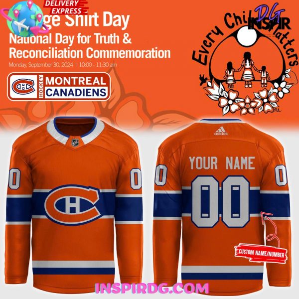 Canadiens Montreal Every Child Matters 2024 Hockey Jersey