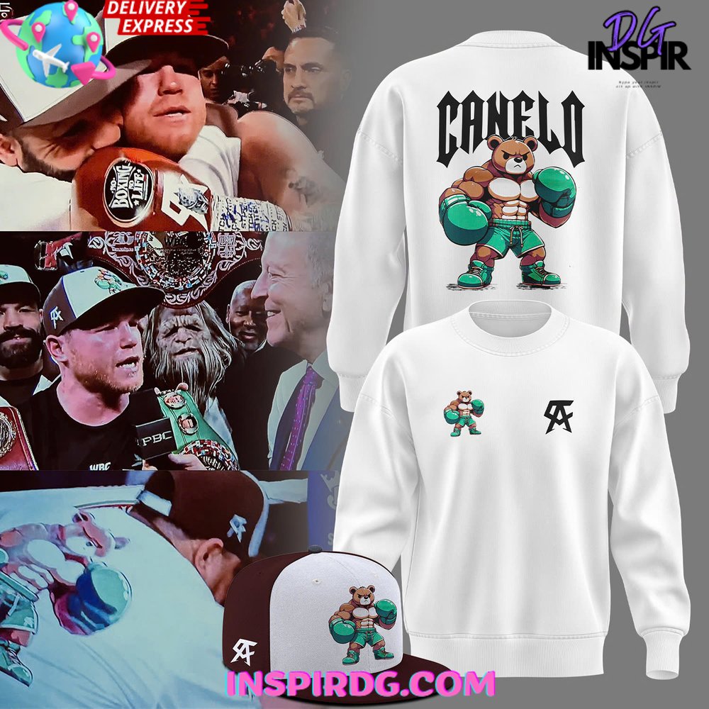 Canelo Alvarez Bear Boxing Sweatshirt InspirDG