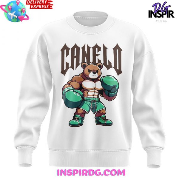 Canelo Bear Boxing Limited Edition White Sweatshirt