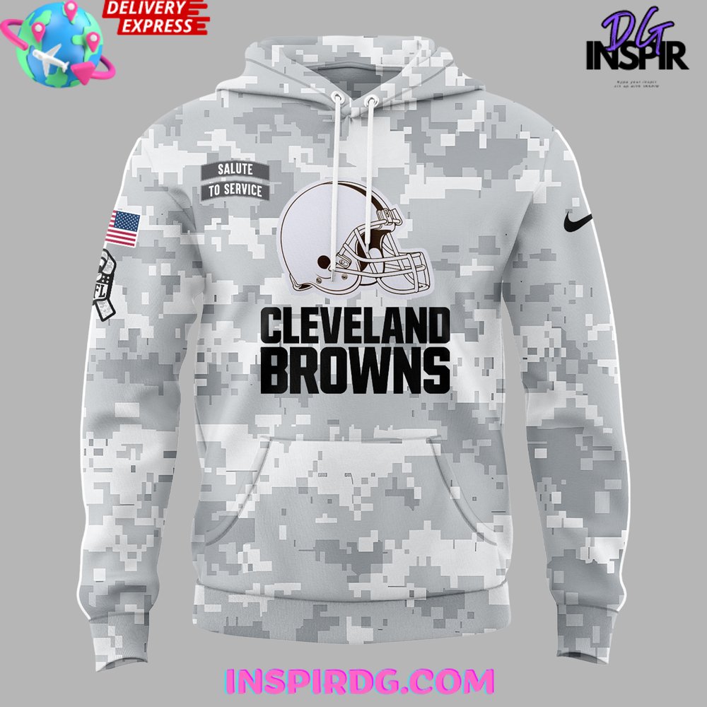 Nike Cleveland deals Browns Salute to Service Hoodie