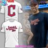 Cleveland Guardians Baseball Jesus Won 2024 White T-Shirt
