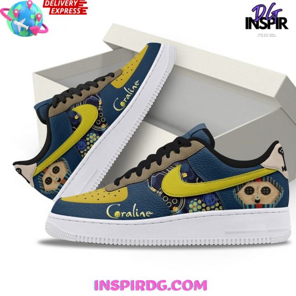 Coraline Halloween Limited Edition Nike Air Force 1