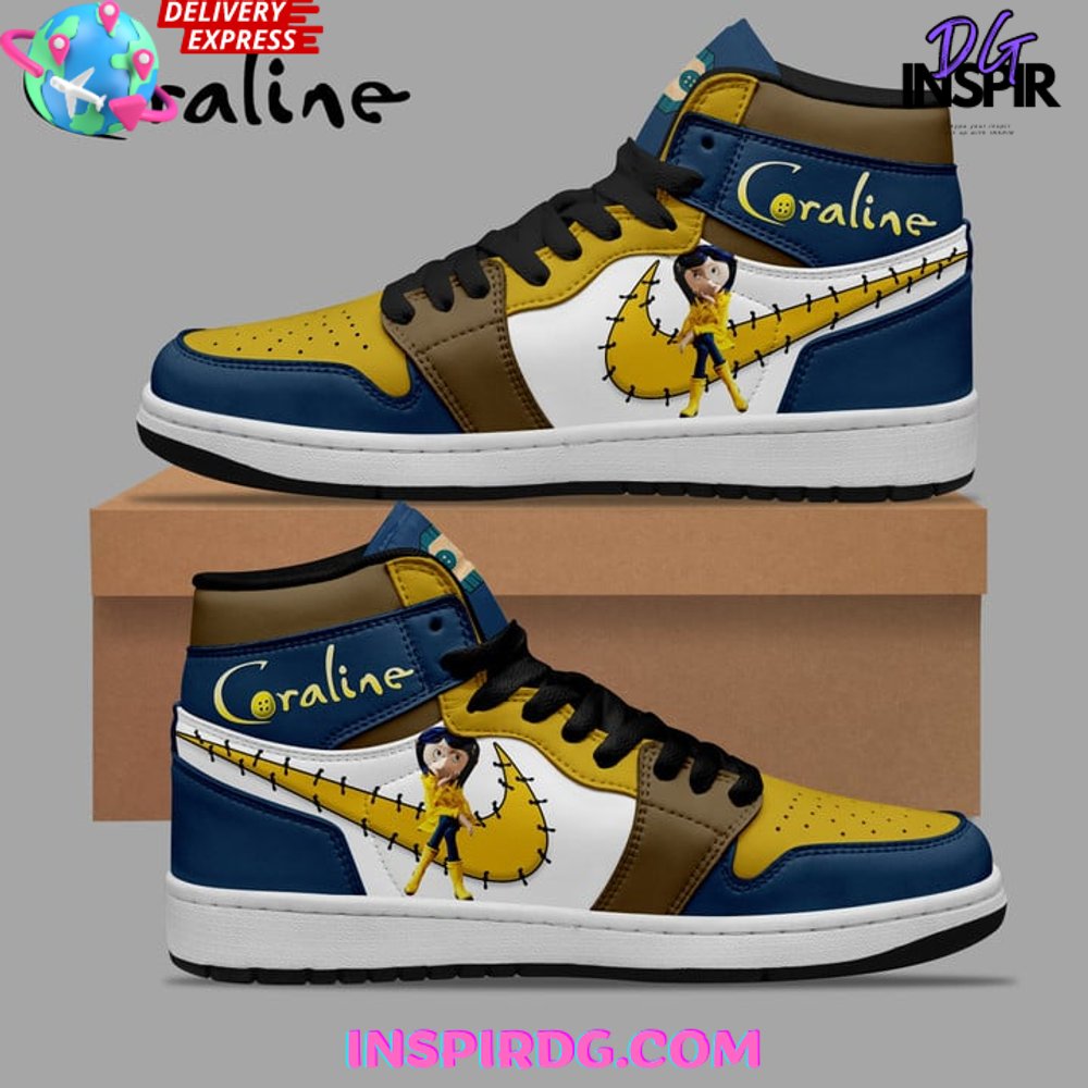 Coraline Halloween Limited Edition Nike Air Jordan 1 InspirDG