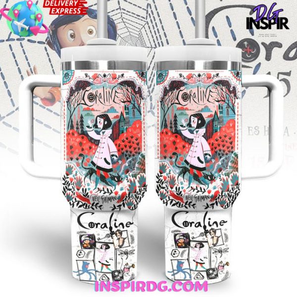 Coraline Neil Gaiman Stanley Tumbler Cup