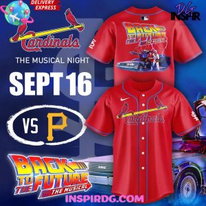 St. Louis Cardinals Back to the Future The Musical Night Baseball Jersey