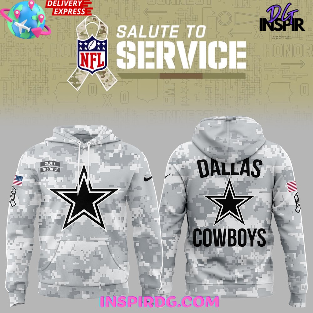 Dallas cowboys military pullover best sale