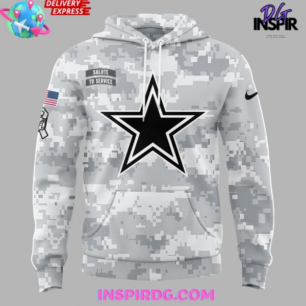 Dallas Cowboys Salute To Service 2024 Hoodie InspirDG