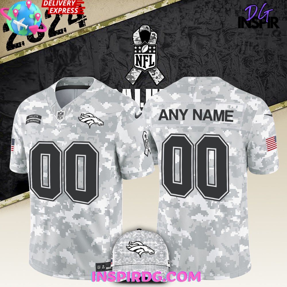 Denver Broncos Salute to Service 2024 Football Jersey InspirDG