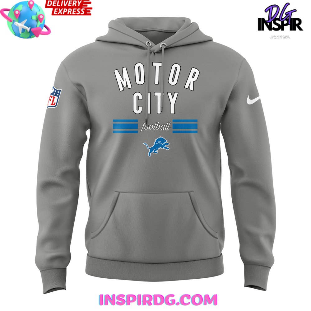 Detroit Lions Motor City Football 2024 Hoodie InspirDG