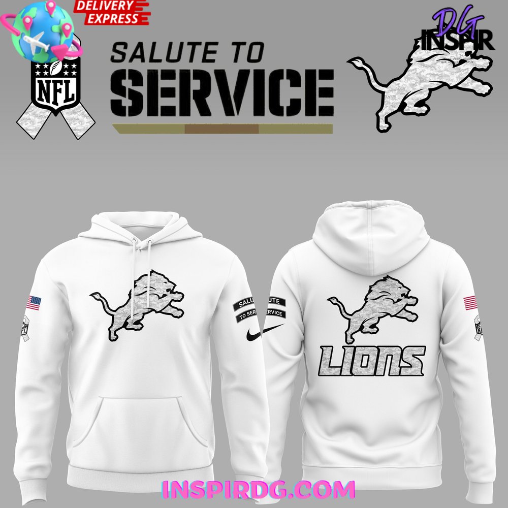 Detroit lions salute to service sweatshirt best sale