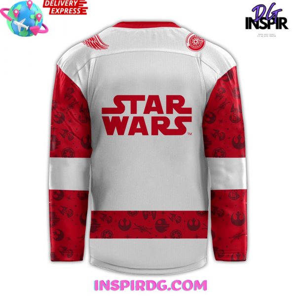 Detroit Red Wings x Star Wars Night 2024 Hockey Jersey