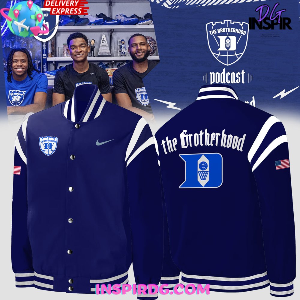 Duke Blue Devils The Brotherhood 2024 Baseball Jacket InspirDG