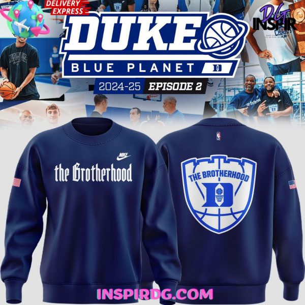 Duke Blue Devils The Brotherhood 2024 Blue Sweatshirt