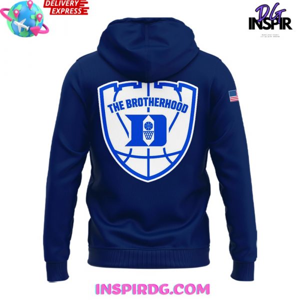 Duke Blue Planet The Brotherhood 2024 Blue Zip Hoodie
