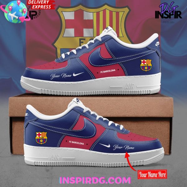 FC Barcelona Custom Name Nike Air Force 1