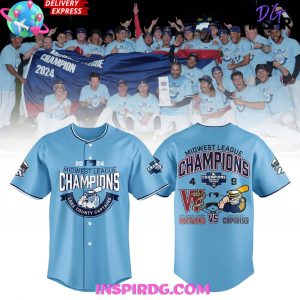 Lake County Captains Midwest League Champions 2024 Baseball Jersey