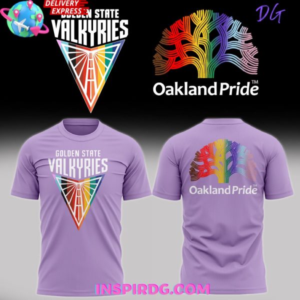 Golden State Valkyries Oakland Pride 2024 Purple T-Shirt