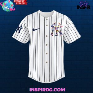 New York Yankees Happy Hispanic Heritage Month 2024 Stripe Baseball Jersey