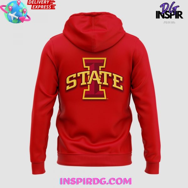 Iowa State Football Cardinal Mascot 2024 Hoodie