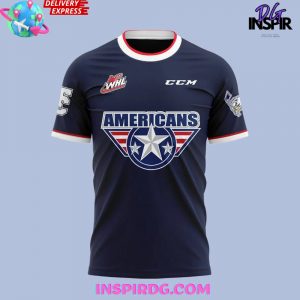 TriCity Americans Hockey 2024 Navy TShirt